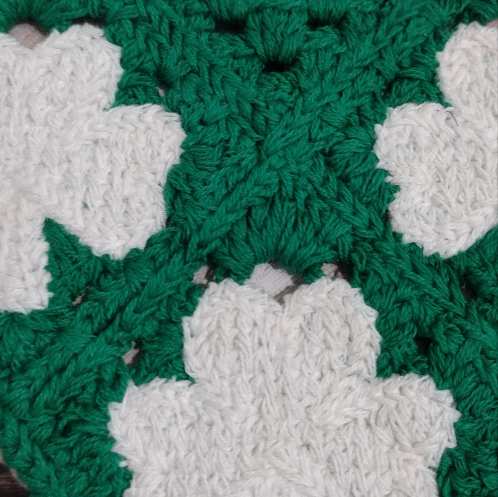 Crochet Head Scarf/Bandana/Headbands/Hair Scarf Patrick's Day Lucky